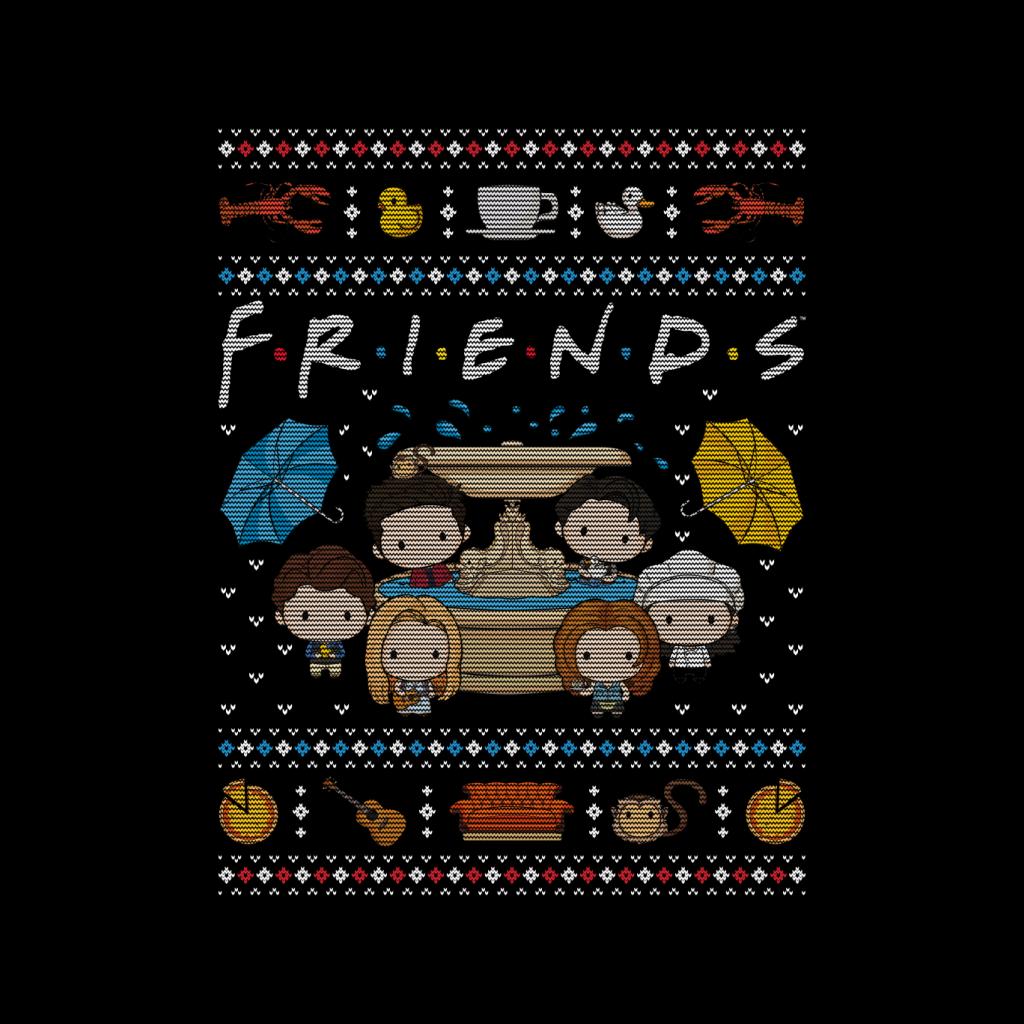 Friends Christmas Opening Scene Women's Sweatshirt product image 2