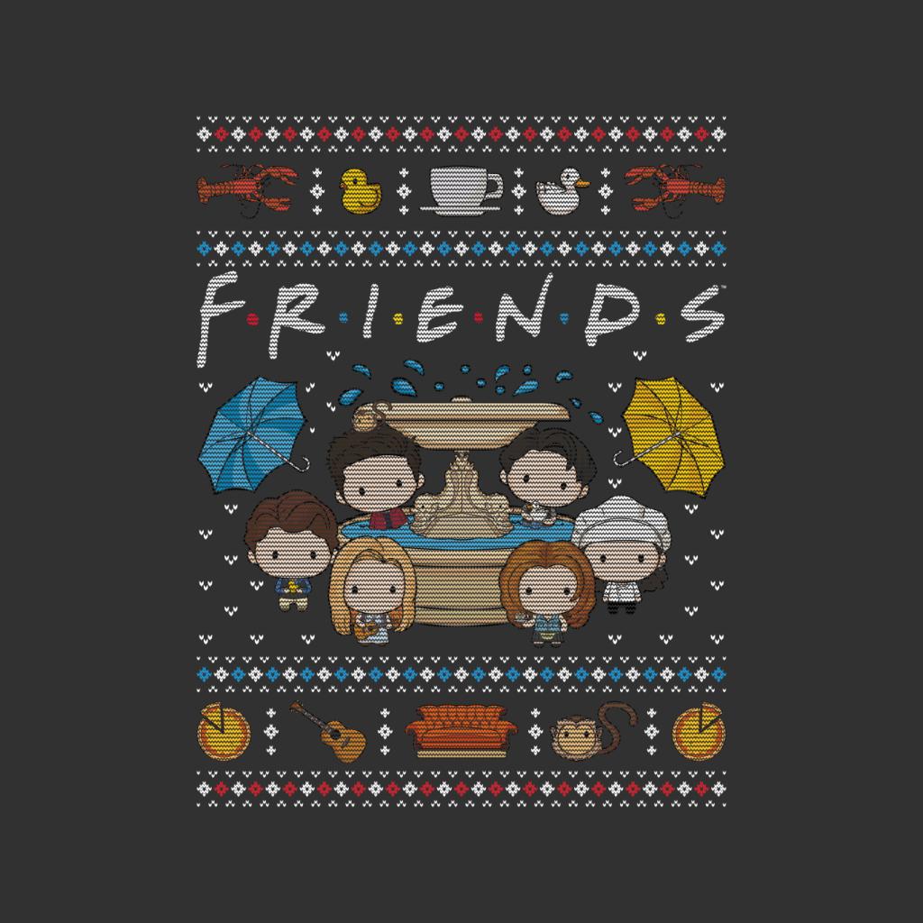 Friends Christmas Opening Scene Men's Sweatshirt product image 5