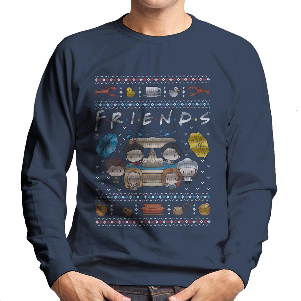 Friends Christmas Opening Scene Men's Sweatshirt product image 6