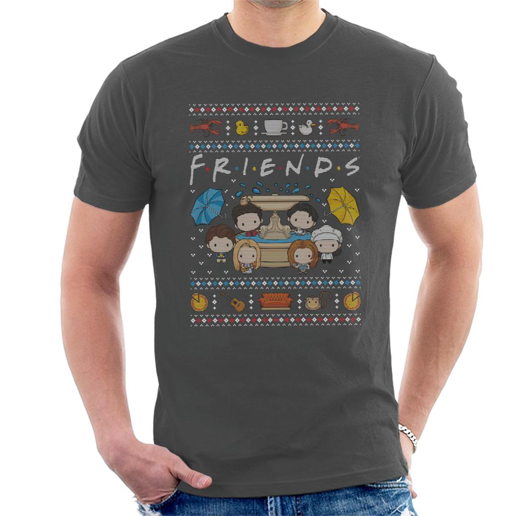 Friends Christmas Opening Scene Men's T-Shirt product image 4