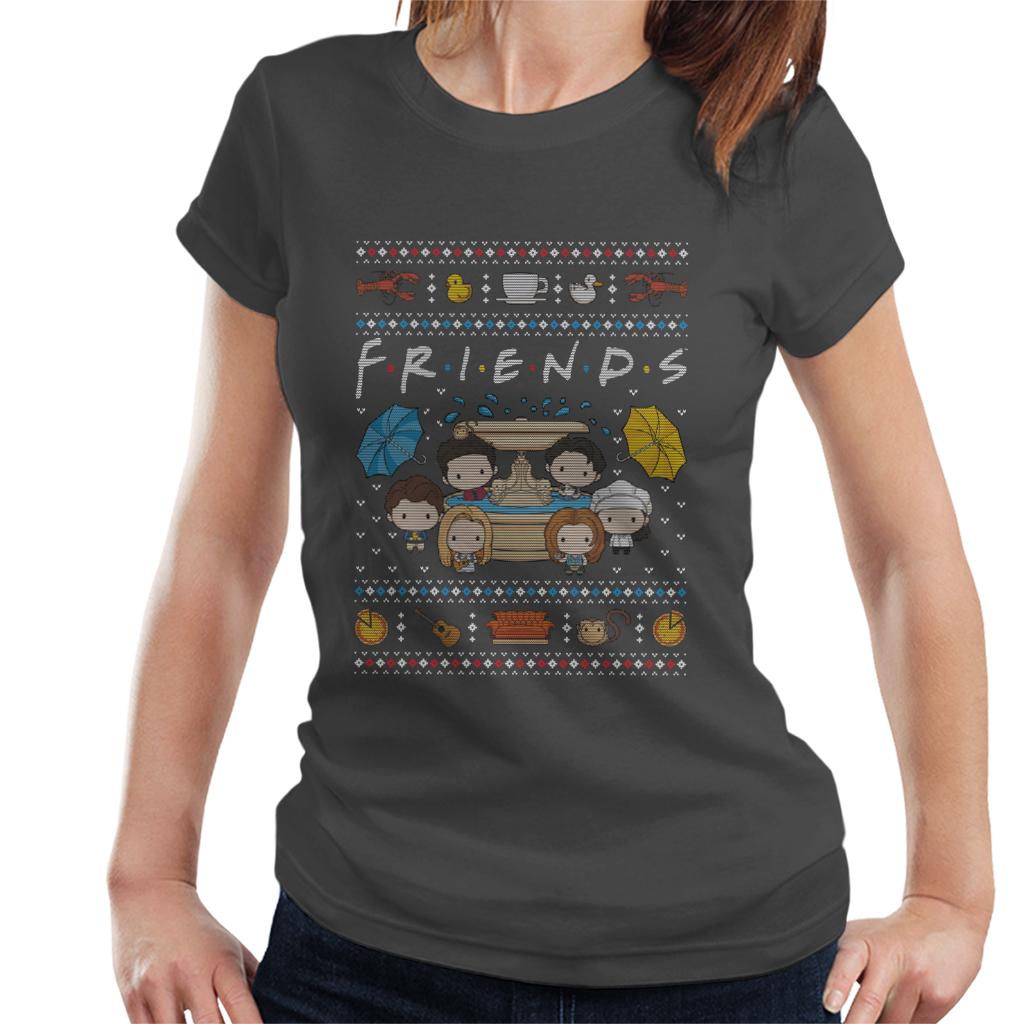 Friends Christmas Opening Scene Women's T-Shirt product image 4