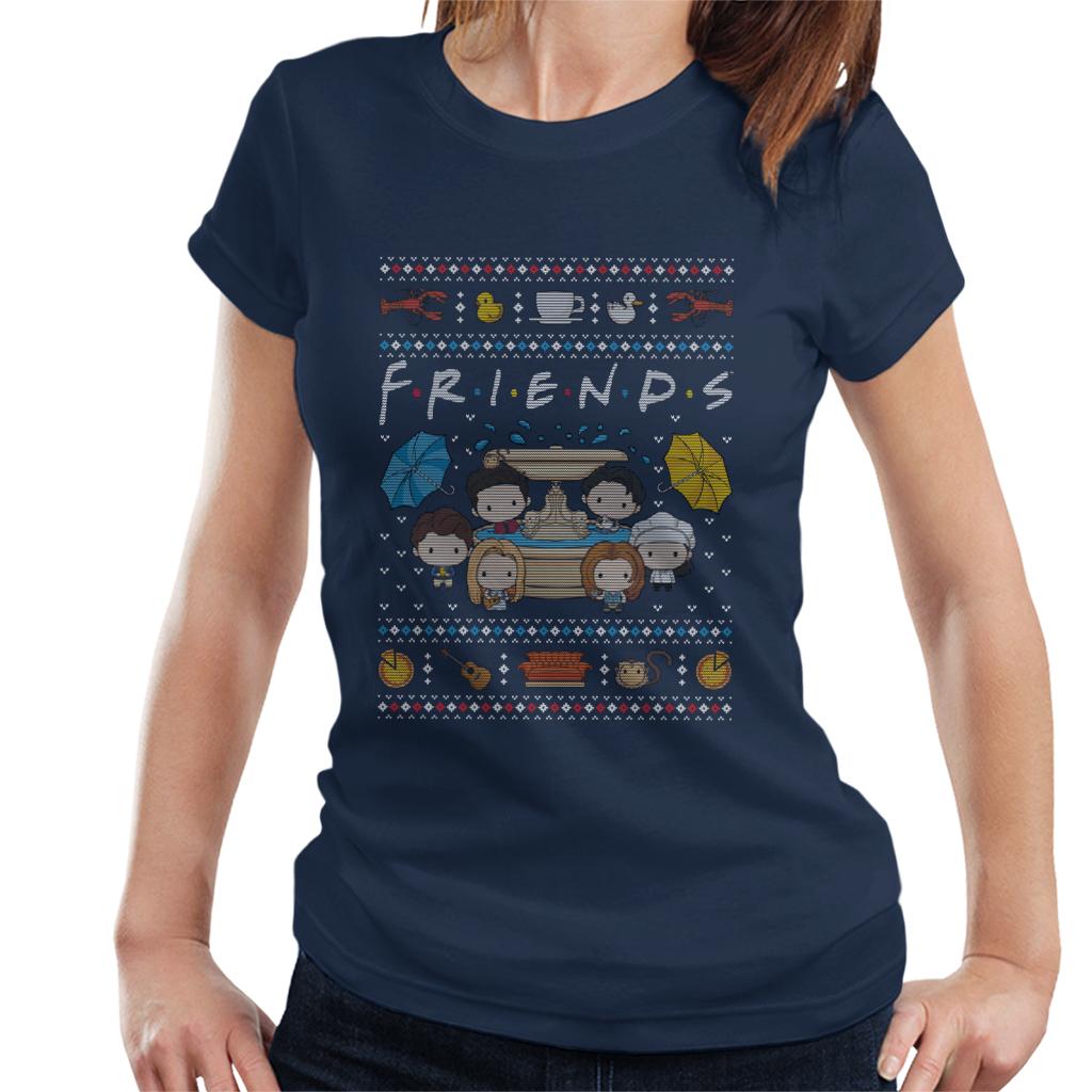 Friends Christmas Opening Scene Women's T-Shirt product image 6