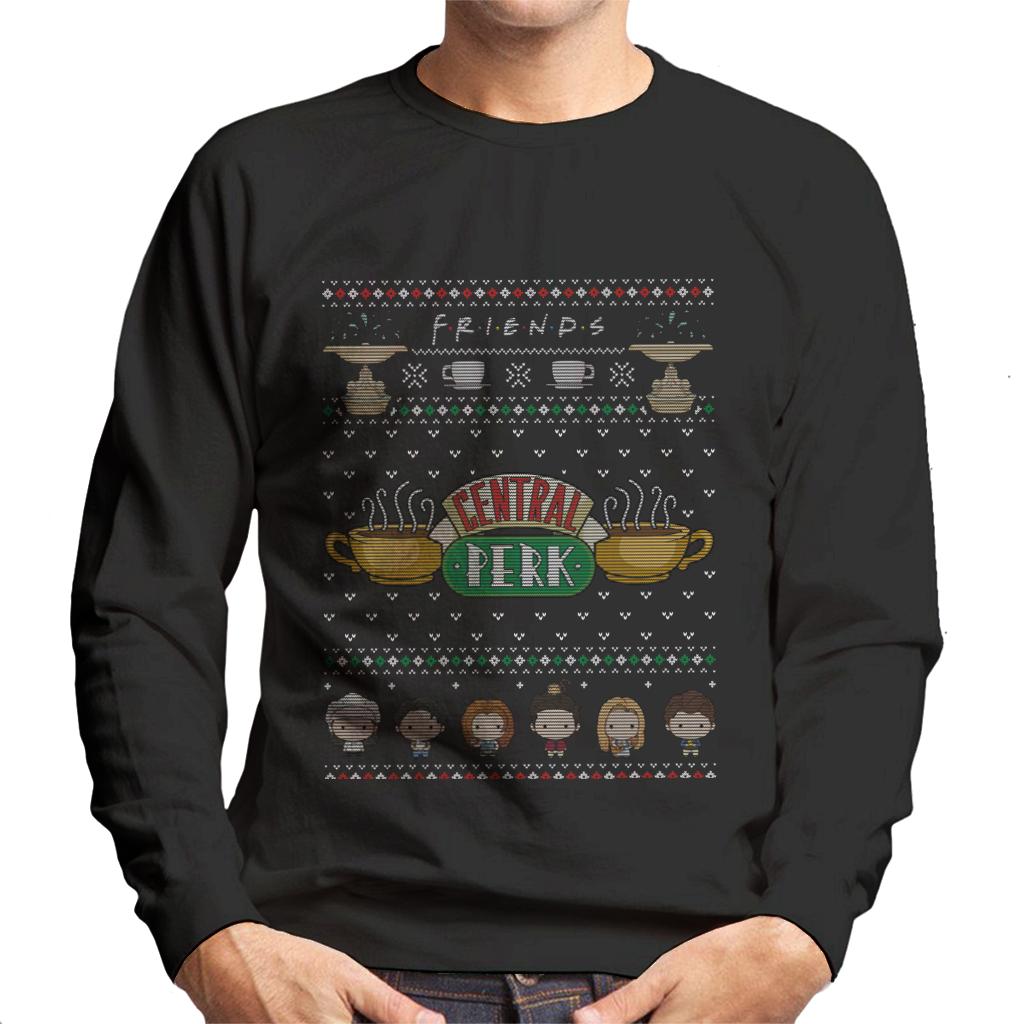 Friends Christmas Central Perk Men's Sweatshirt product image 1