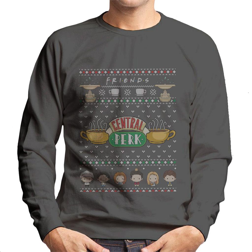 Friends Christmas Central Perk Men's Sweatshirt product image 4