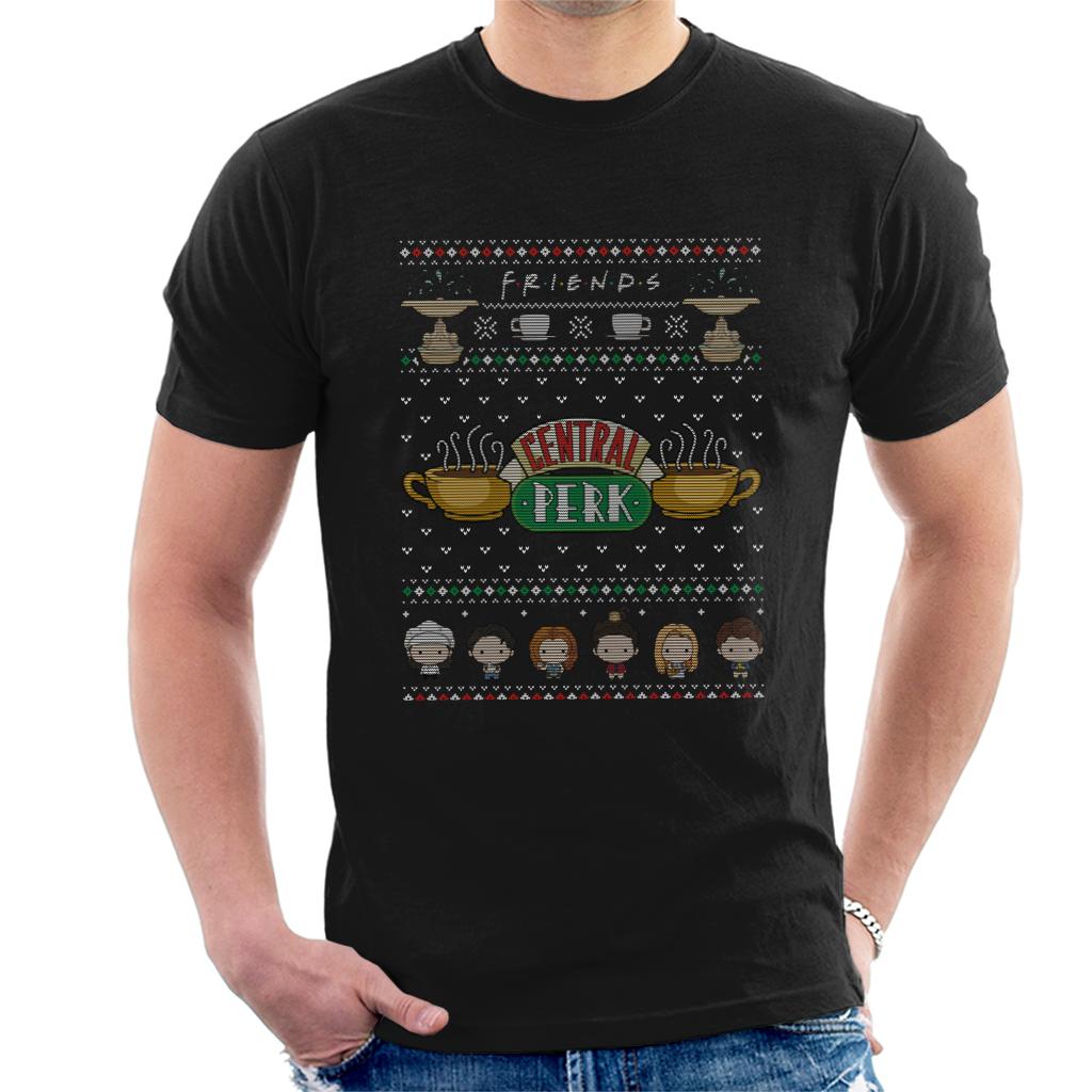 Friends Christmas Central Perk Men's T-Shirt product image 1