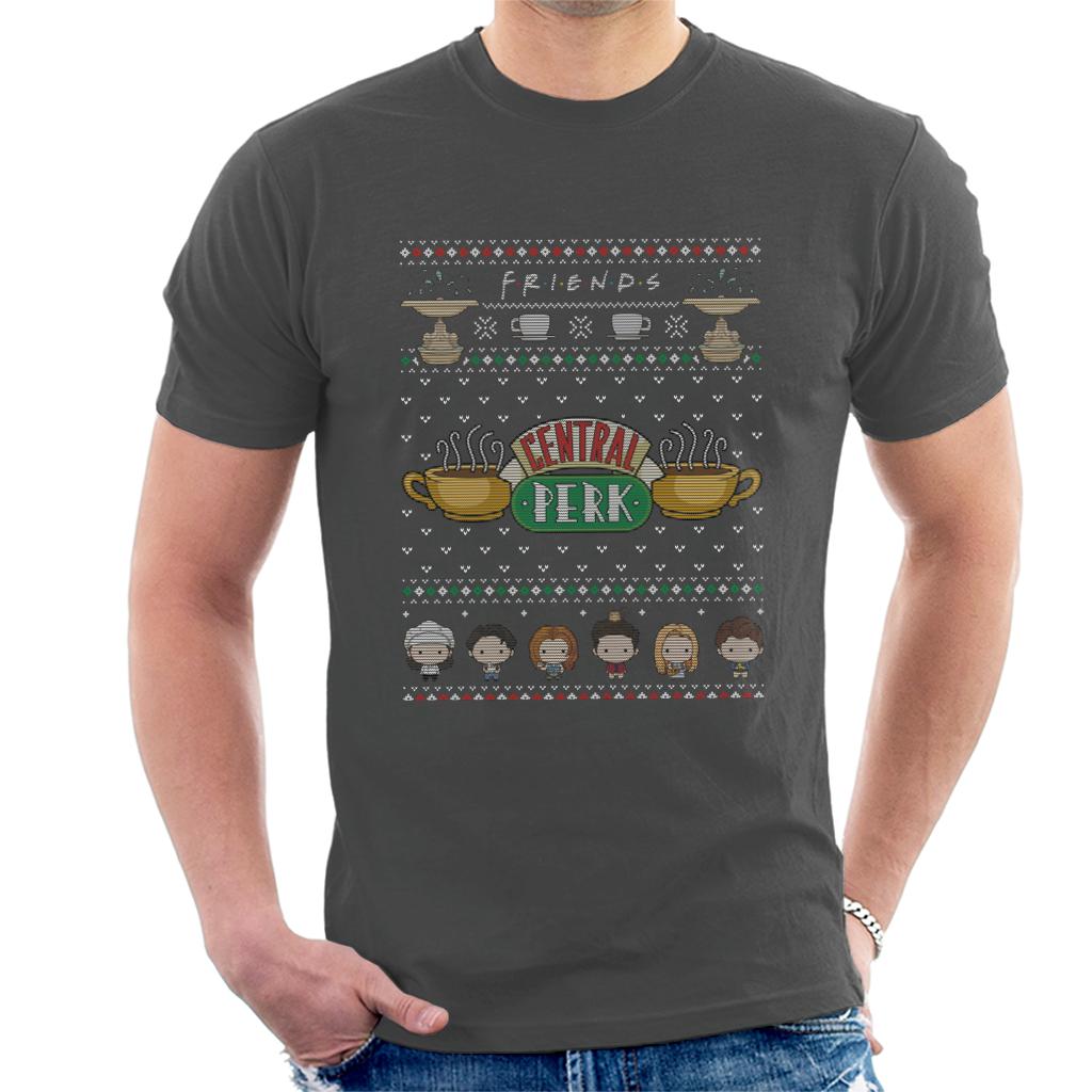Friends Christmas Central Perk Men's T-Shirt product image 4