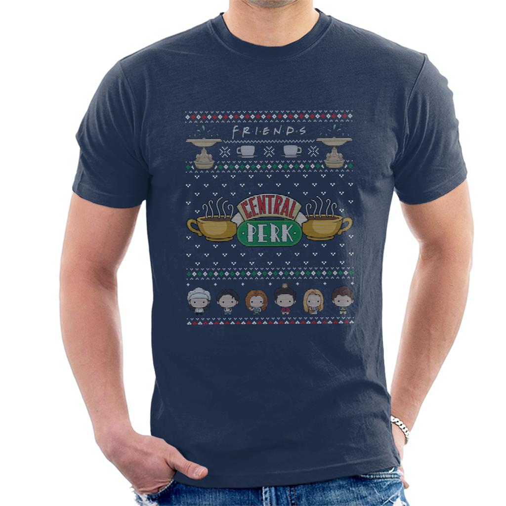 Friends Christmas Central Perk Men's T-Shirt product image 6