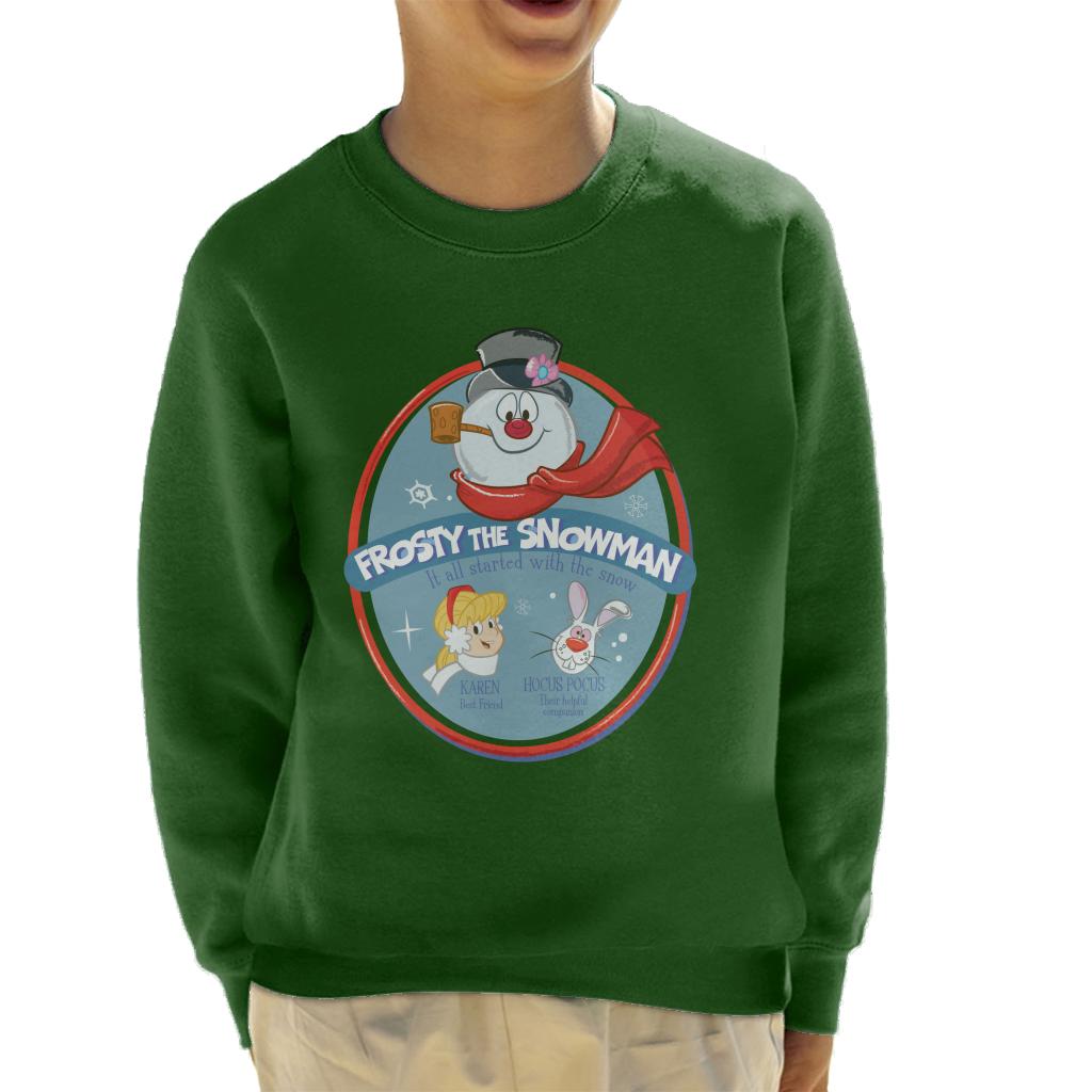 Frosty The Snowman It All Started With Snow Kid's Sweatshirt product image 6
