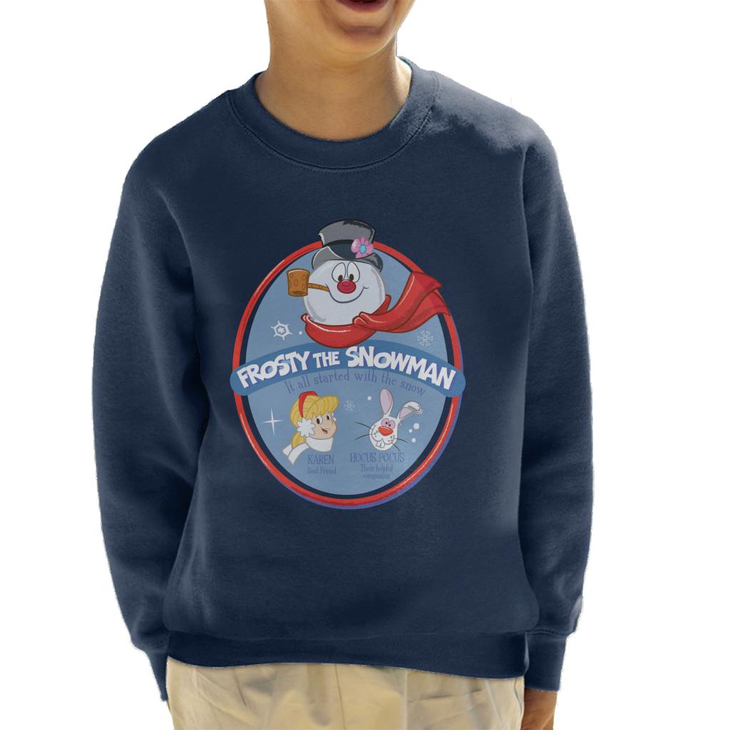 Frosty The Snowman It All Started With Snow Kid's Sweatshirt product image 4