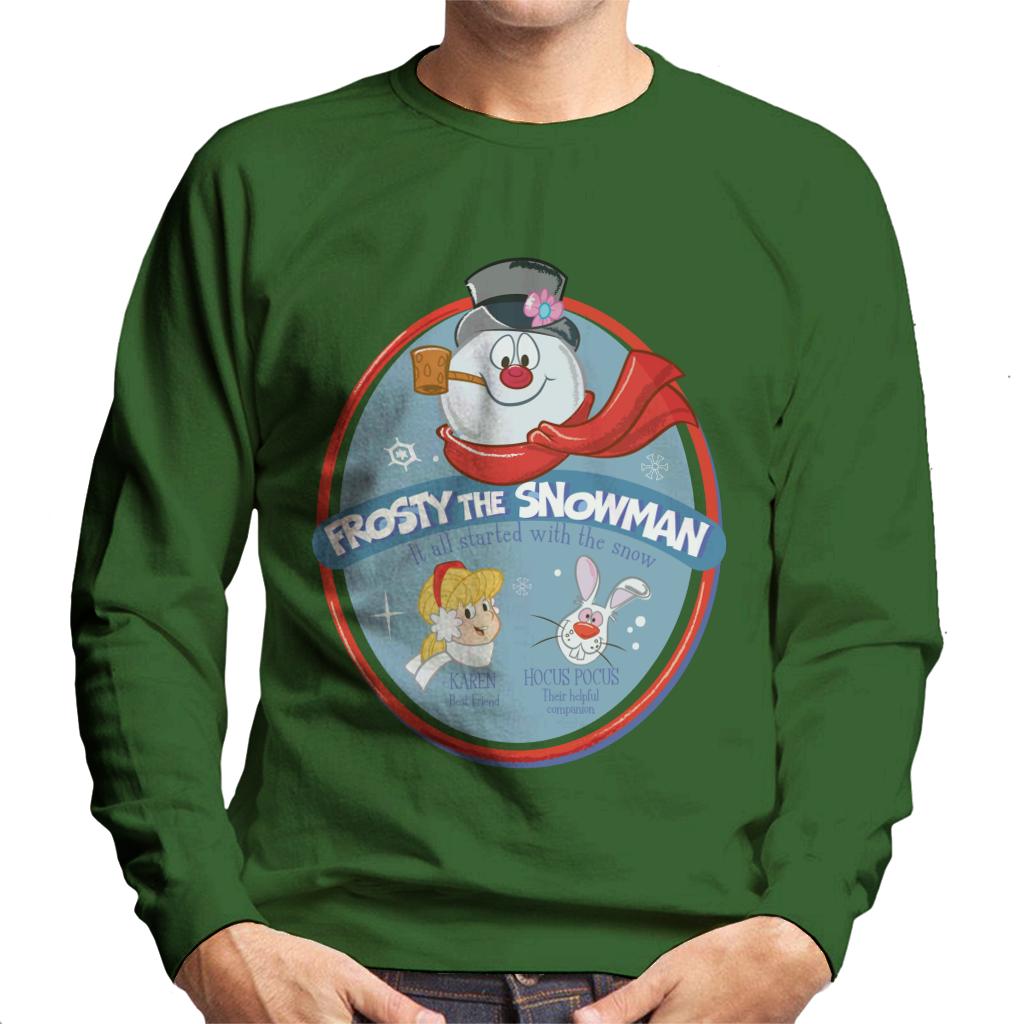 Frosty The Snowman It All Started With Snow Men's Sweatshirt product image 6