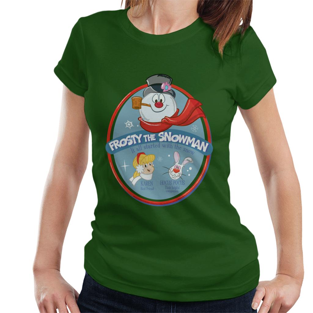 Frosty The Snowman It All Started With Snow Women's T-Shirt product image 6