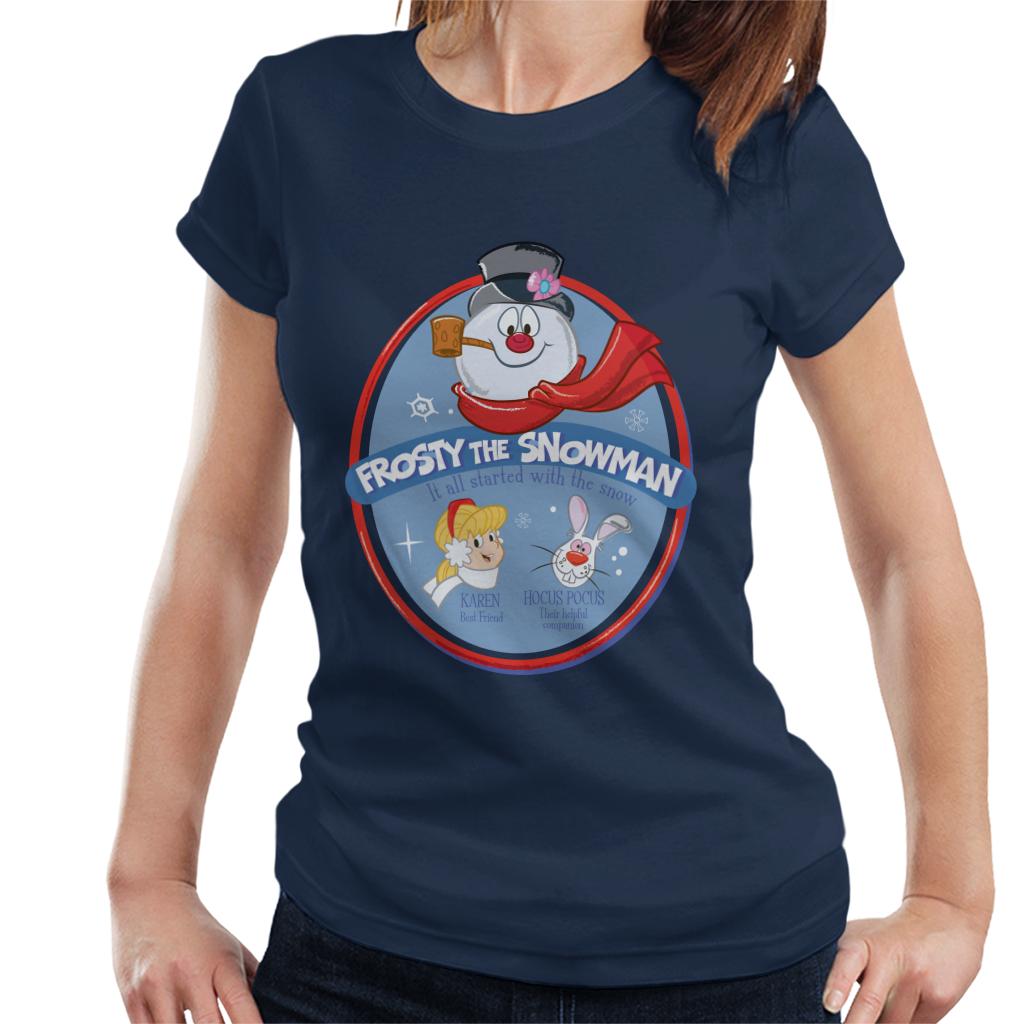 Frosty The Snowman It All Started With Snow Women's T-Shirt product image 4