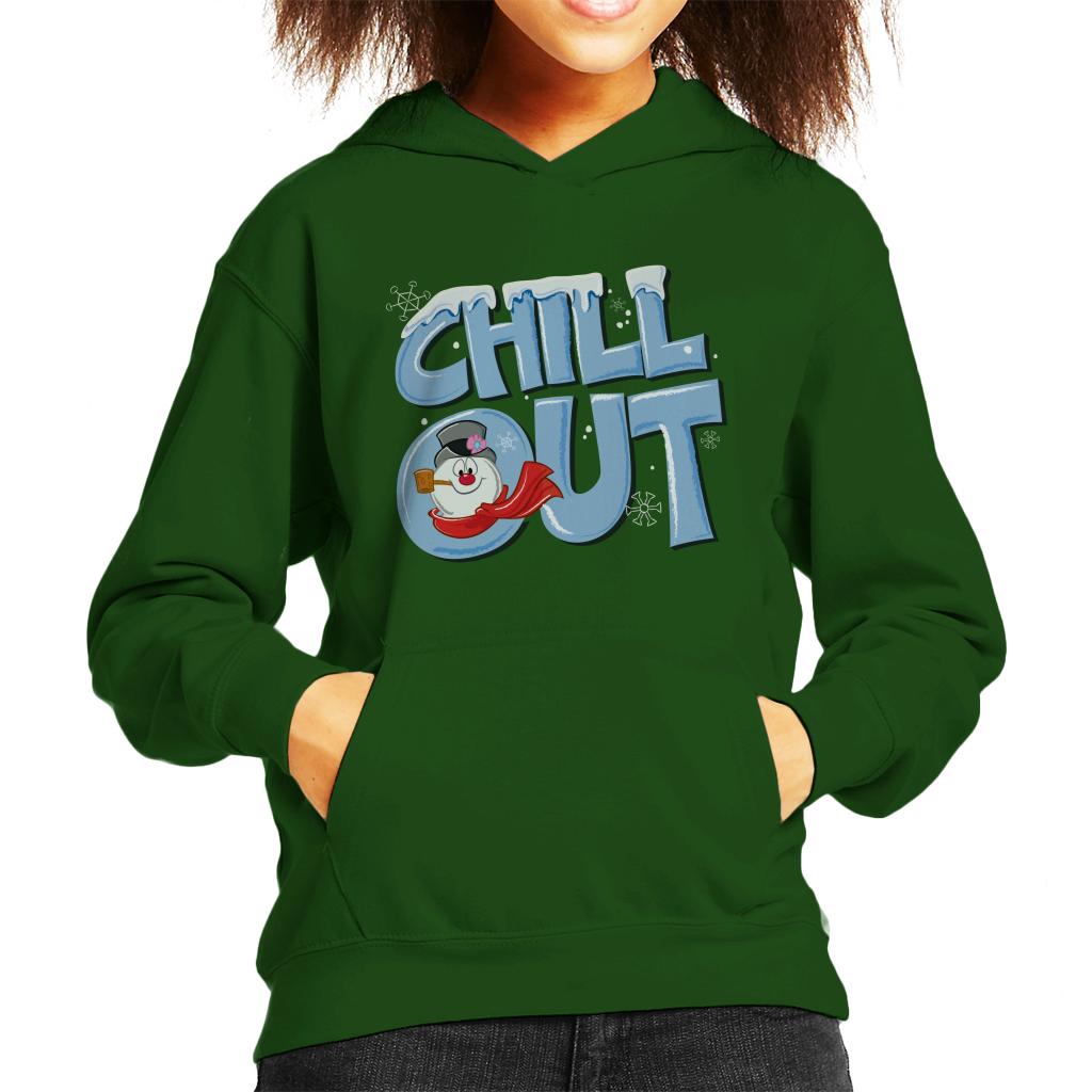 Frosty The Snowman Chill Out Kid's Hooded Sweatshirt product image 4