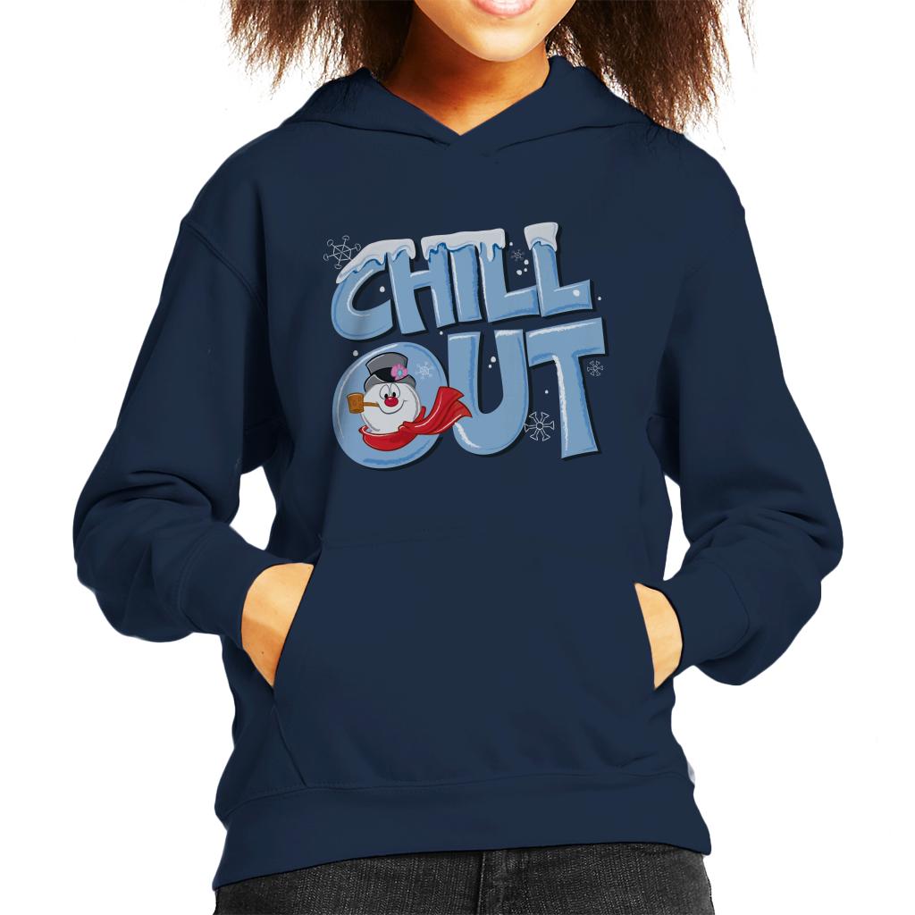 Frosty The Snowman Chill Out Kid's Hooded Sweatshirt product image 1