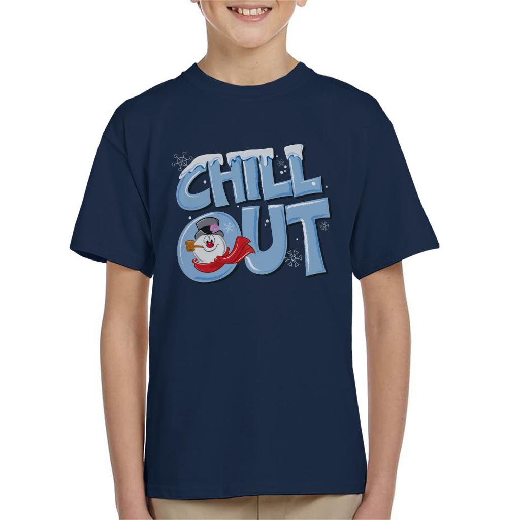 Frosty The Snowman Chill Out Kid's T-Shirt product image 1
