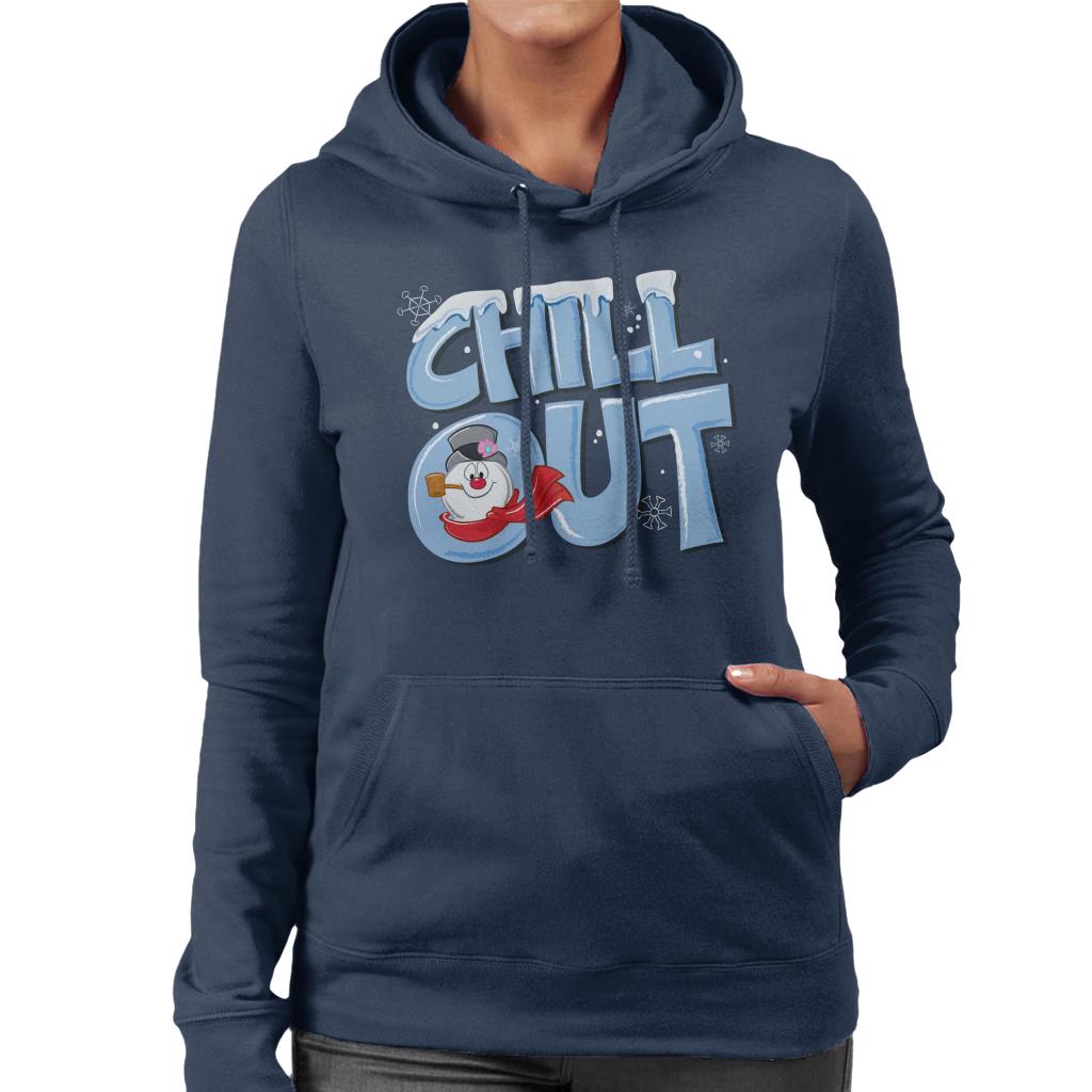 Frosty The Snowman Chill Out Women's Hooded Sweatshirt product image 1