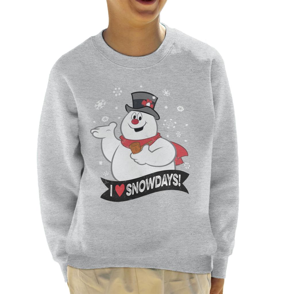 Frosty The Snowman I Love Snowdays Kid's Sweatshirt product image 1