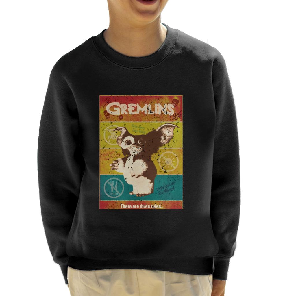 Gremlins Halloween There Are Three Rules Kid's Sweatshirt product image 1