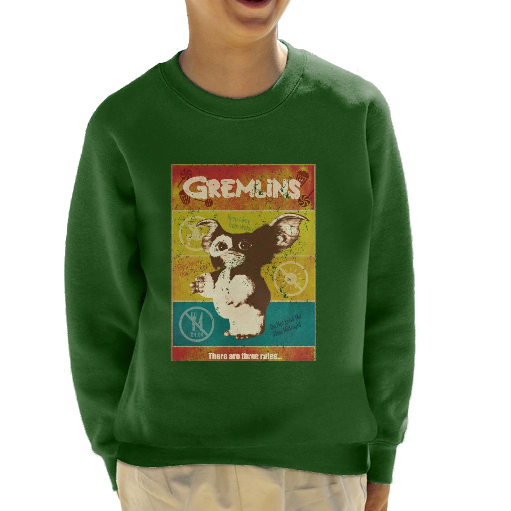 Gremlins Halloween There Are Three Rules Kid's Sweatshirt product image 4