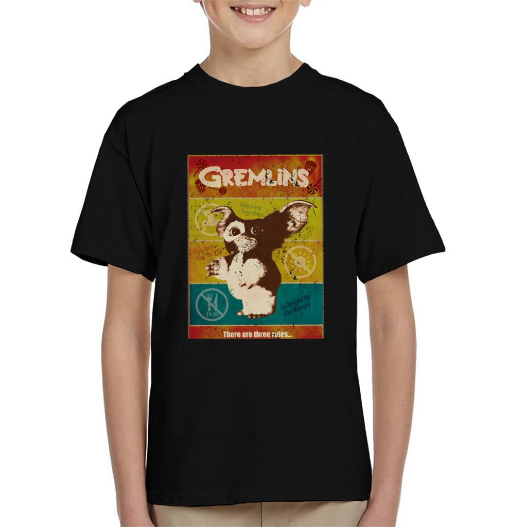 Gremlins Halloween There Are Three Rules Kid's T-Shirt product image 1