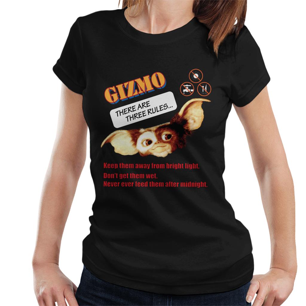 Gremlins Gizmo There Are Three Rules Women's T-Shirt product image 1