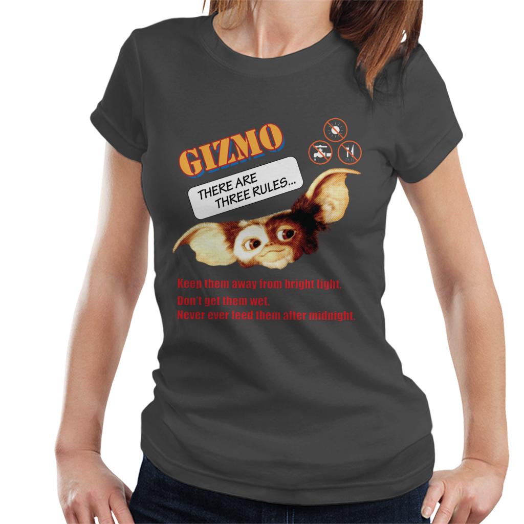 Gremlins Gizmo There Are Three Rules Women's T-Shirt product image 4