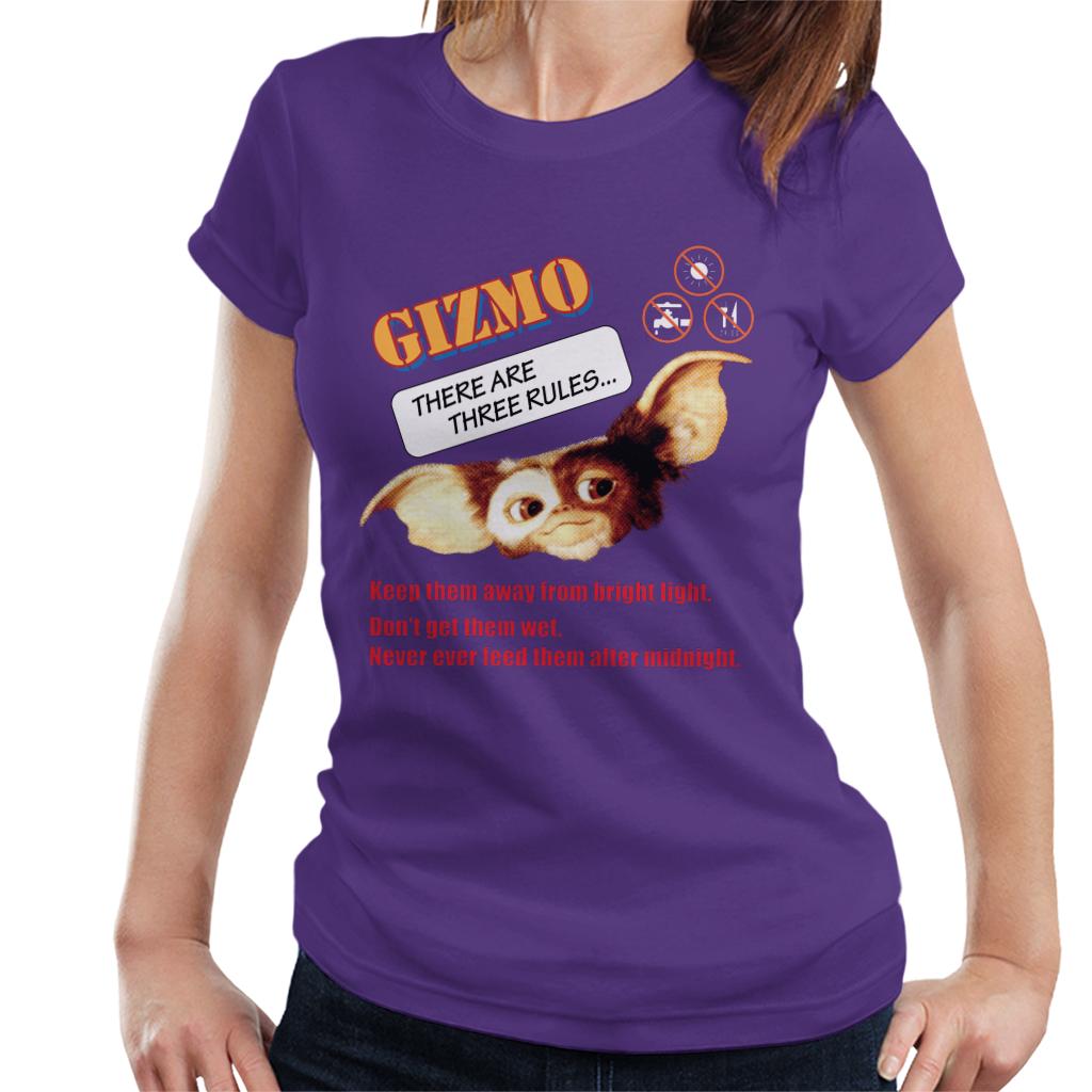Gremlins Gizmo There Are Three Rules Women's T-Shirt product image 6