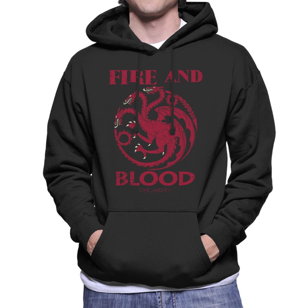 Game Of Thrones Targaryen Fire And Blood Men's Hooded product image 1