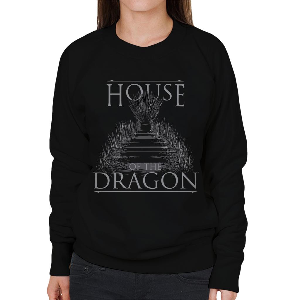 House Of The Dragon Iron Throne Women's Sweatshirt product image 1