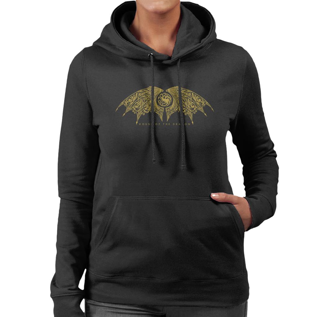 House Of The Dragon Emblem Wing Women's Hooded Sweatshirt product image 1
