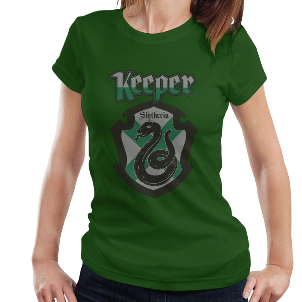 Harry Potter Quidditch Keeper Team Slytherin Women's T-Shirt product image 6