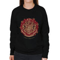 Harry Potter Christmas Hogwarts Crest Women's Sweatshirt product image 1