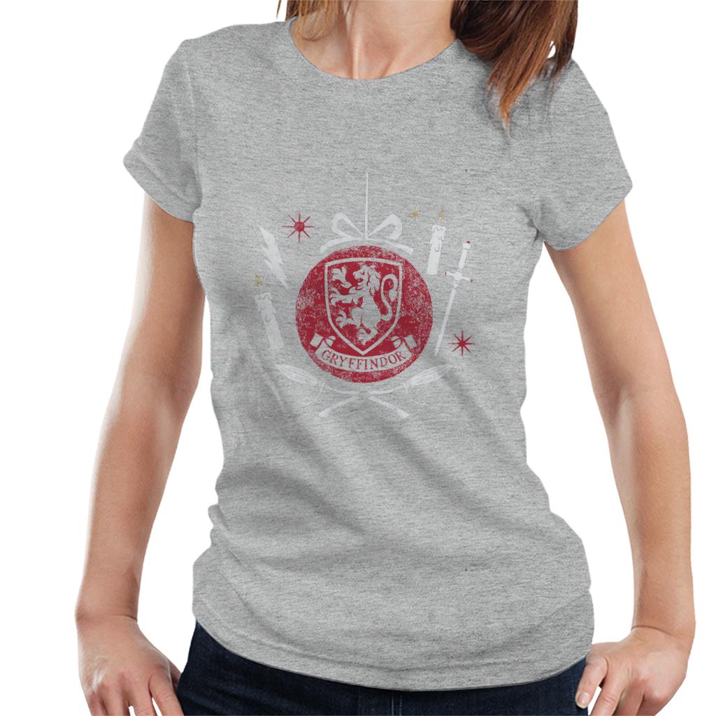 Harry Potter Christmas Gryffindor Bauble Women's T-Shirt product image 1