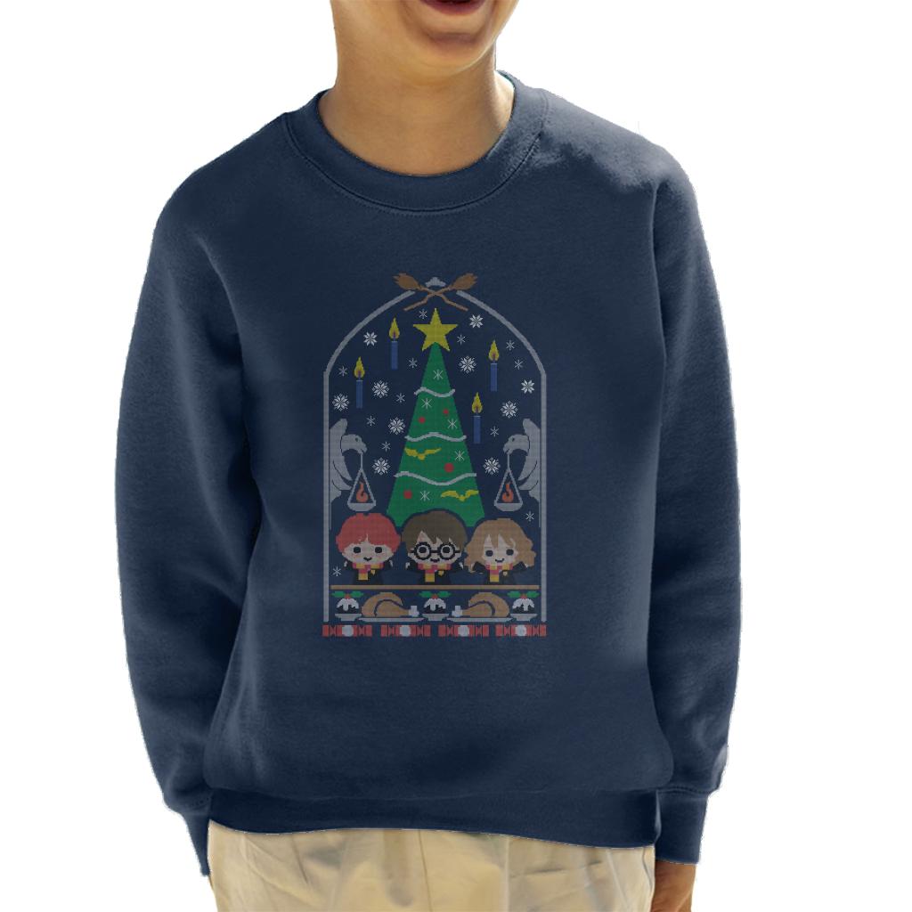 Harry Potter Christmas Hogwarts Xmas Dinner Kid's Sweatshirt product image 4