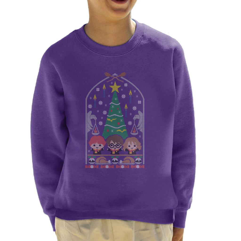 Harry Potter Christmas Hogwarts Xmas Dinner Kid's Sweatshirt product image 6