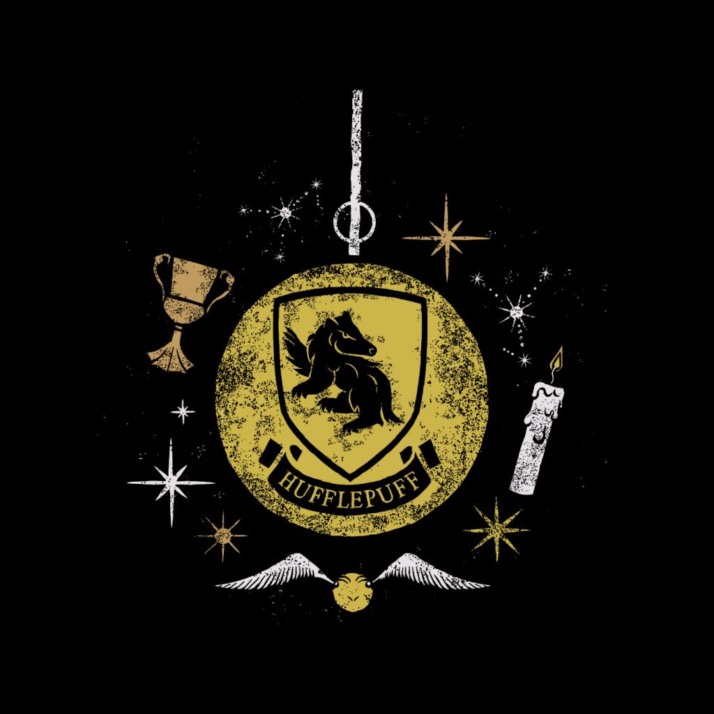 Harry Potter Christmas Hufflepuff Bauble Women's Sweatshirt product image 2