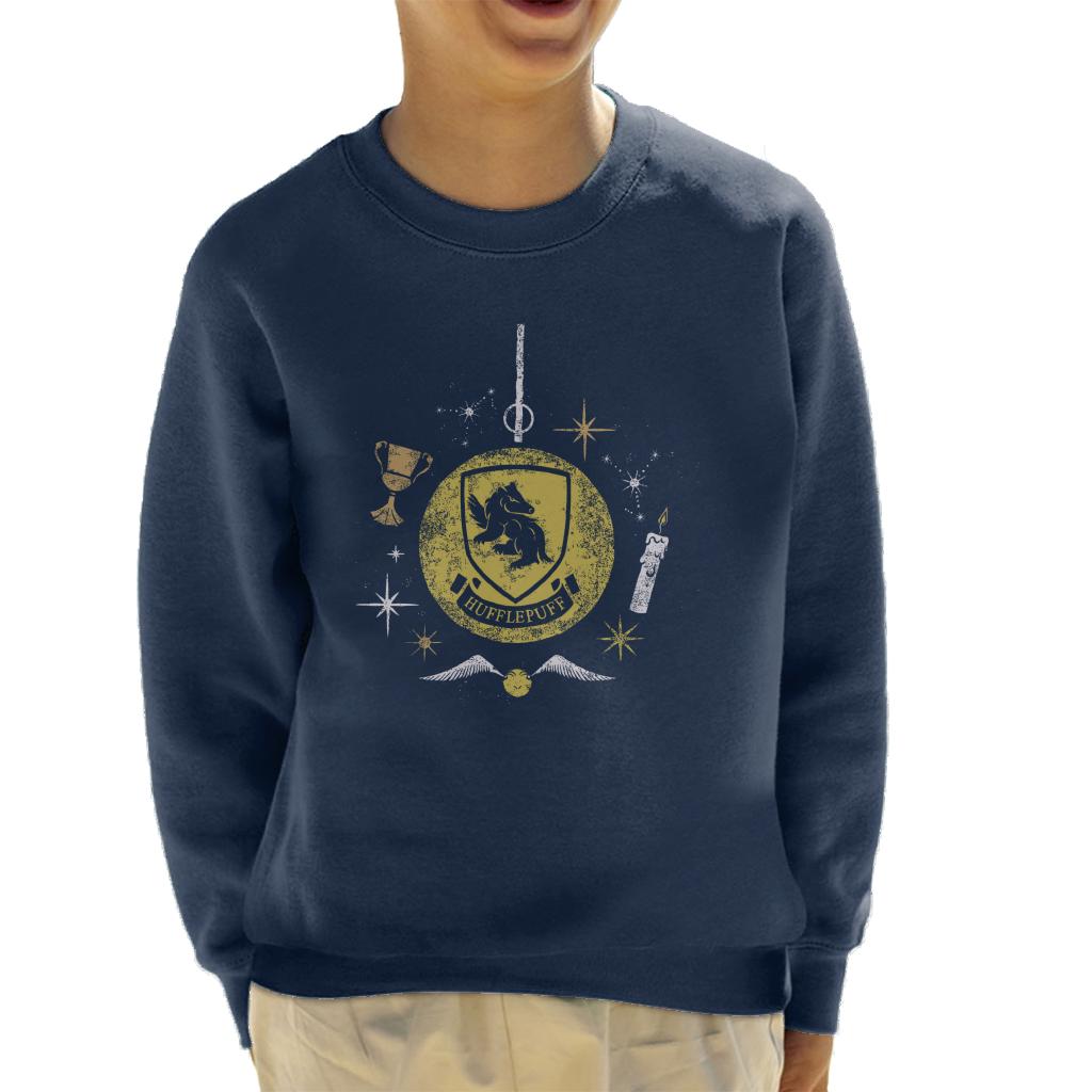 Harry Potter Christmas Hufflepuff Bauble Kid's Sweatshirt product image 4