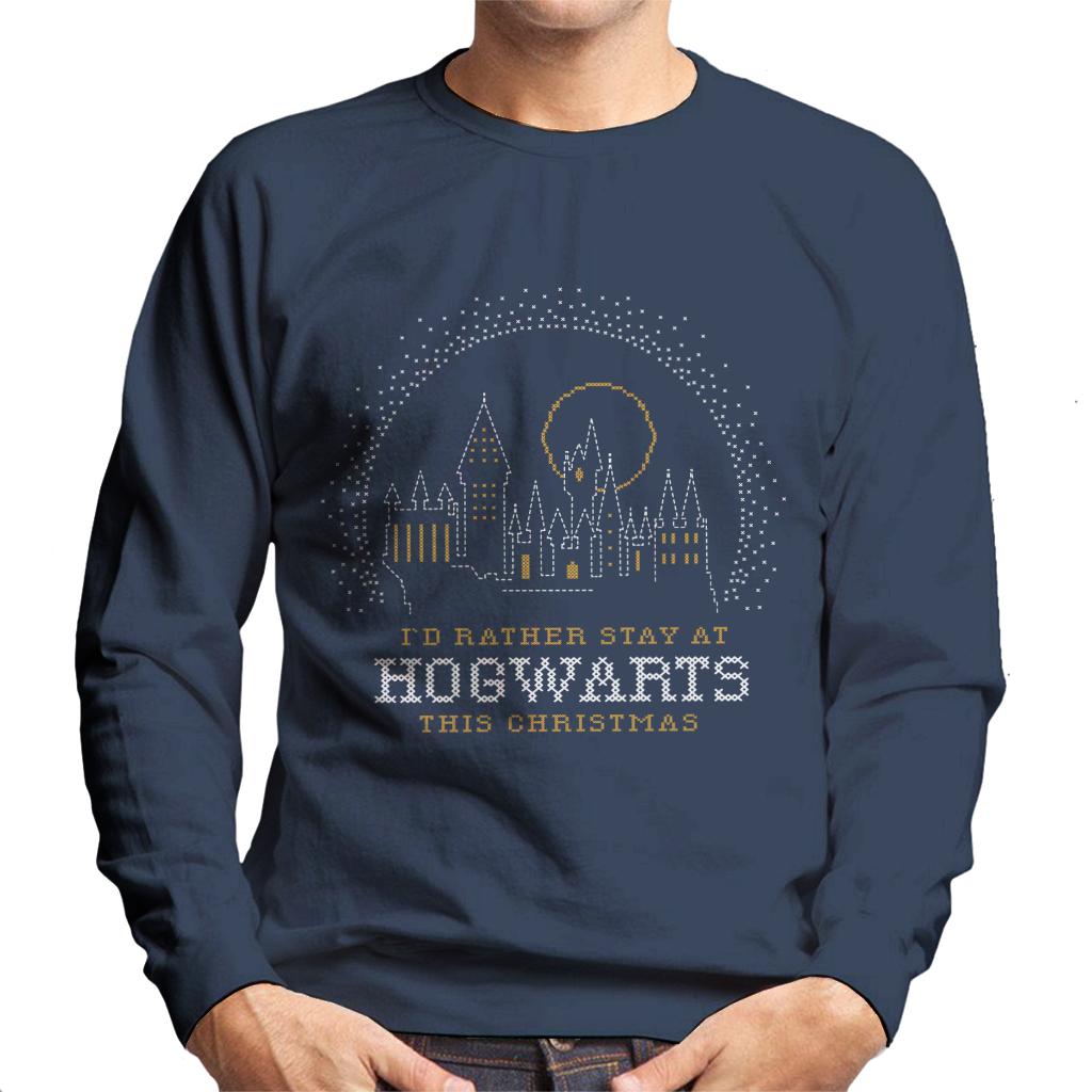 Harry Potter Christmas Staying At Hogwarts Men's Sweatshirt product image 6