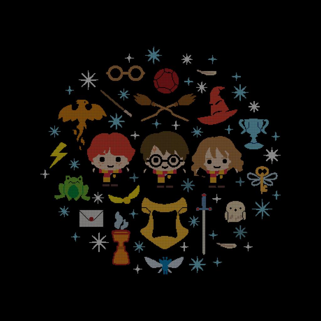 Harry Potter Christmas Characters Montage Women's Sweatshirt product image 2
