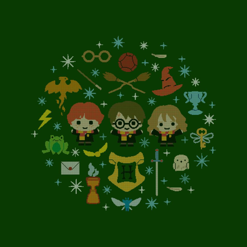 Harry Potter Christmas Characters Montage Kid's Hooded product image 5