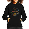 Harry Potter Christmas Characters Montage Kid's Hooded product image 1