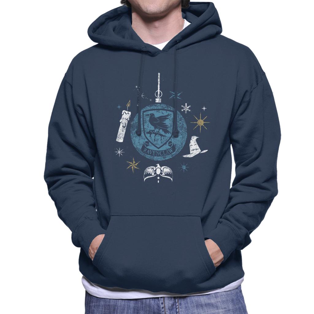 Harry Potter Christmas Ravenclaw Men's Hooded Sweatshirt product image 6