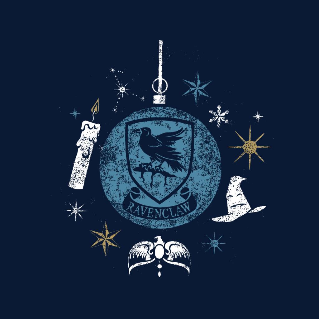 Harry Potter Christmas Ravenclaw Men's Hooded Sweatshirt product image 7