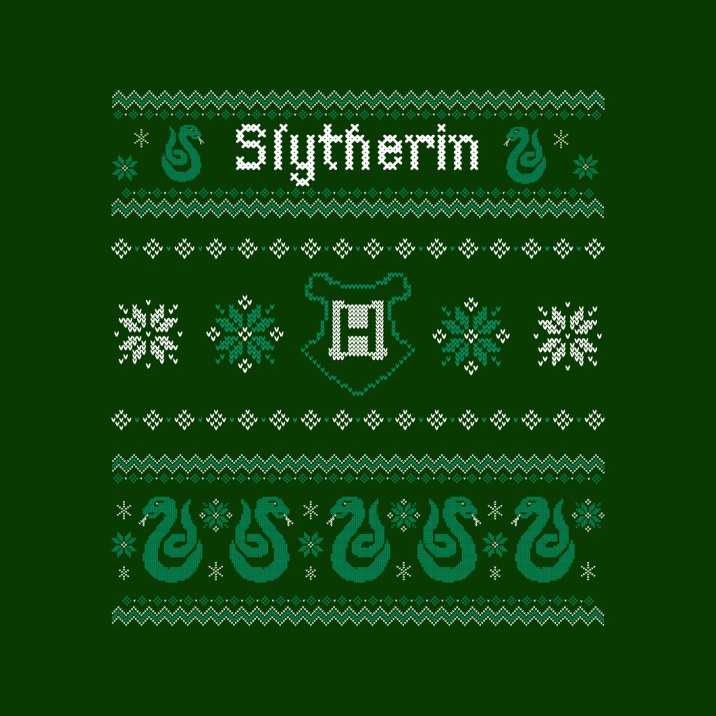Harry Potter Christmas Slytherin Women's T-Shirt product image 7