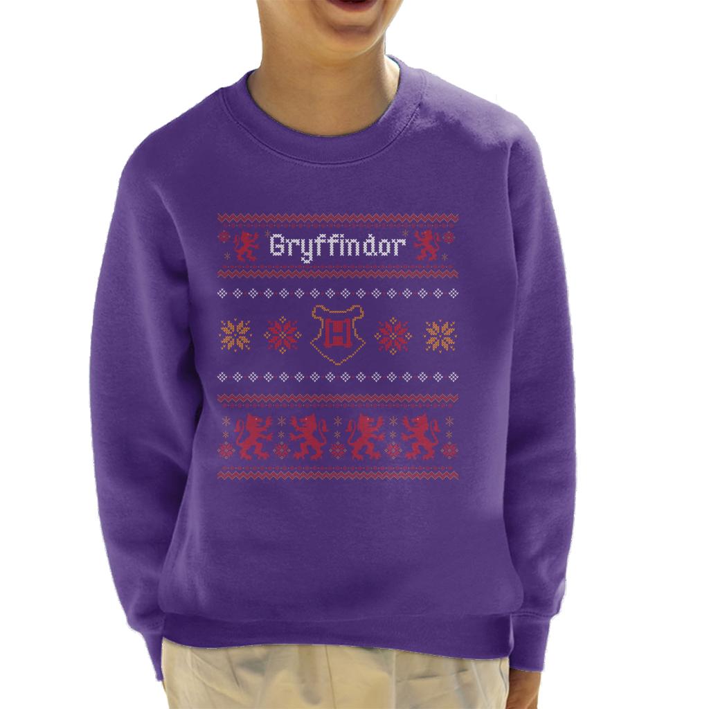 Harry Potter Christmas Gryffindor Festive Pattern Kid's product image 6