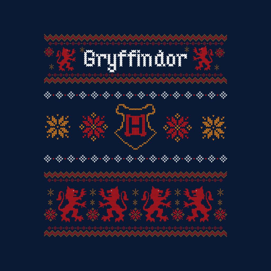 Harry Potter Christmas Gryffindor Festive Pattern Kid's product image 5