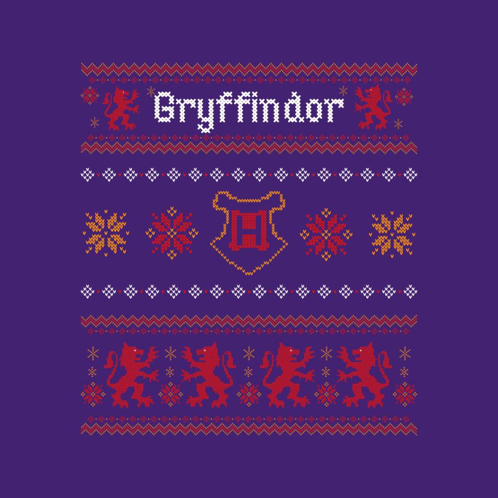 Harry Potter Christmas Gryffindor Festive Pattern Kid's product image 7