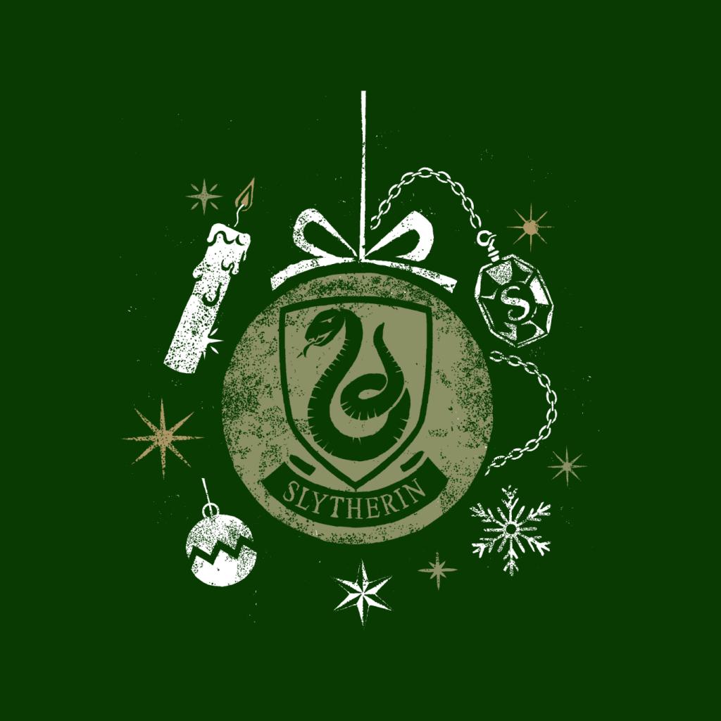 Harry Potter Christmas Slytherin Bauble Women's Hooded product image 5