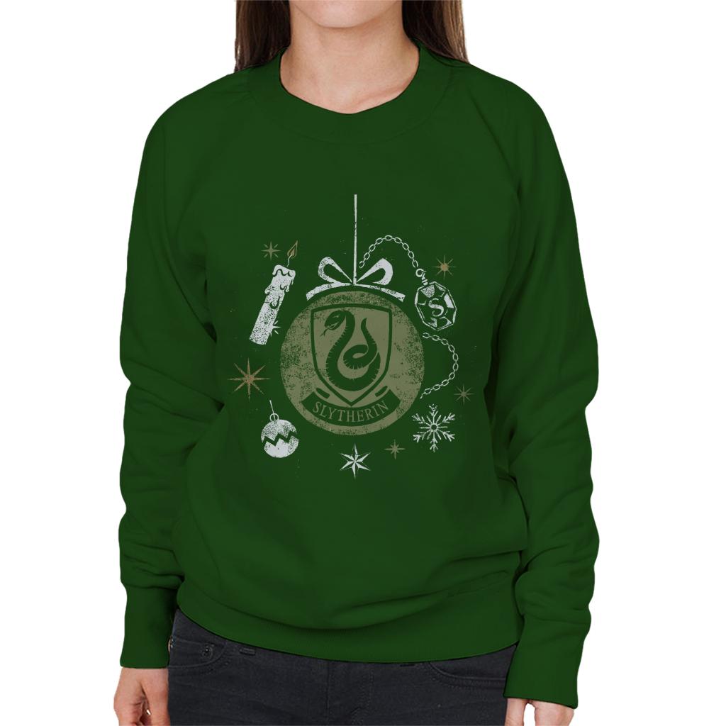 Harry Potter Christmas Slytherin Bauble Women's Sweatshirt product image 4