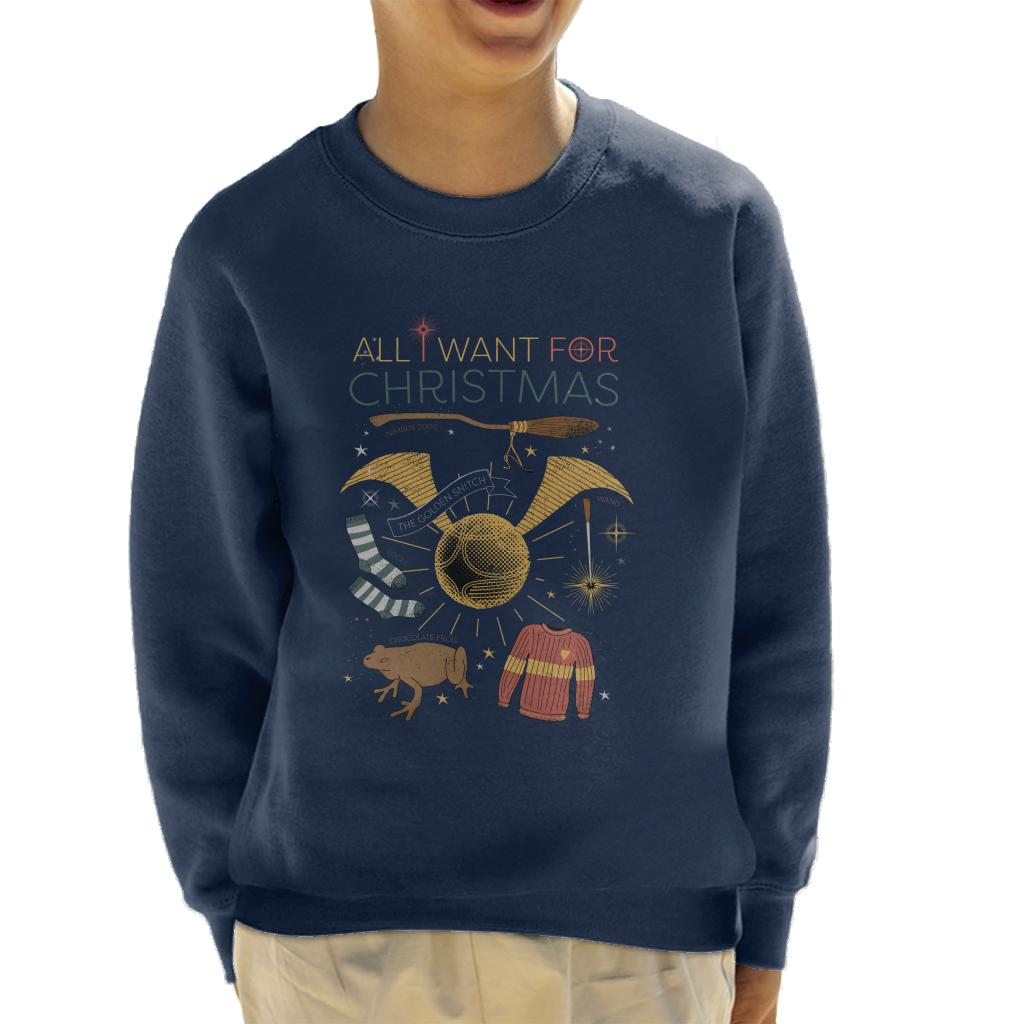 Harry Potter Christmas All I Want Is Kid's Sweatshirt product image 4